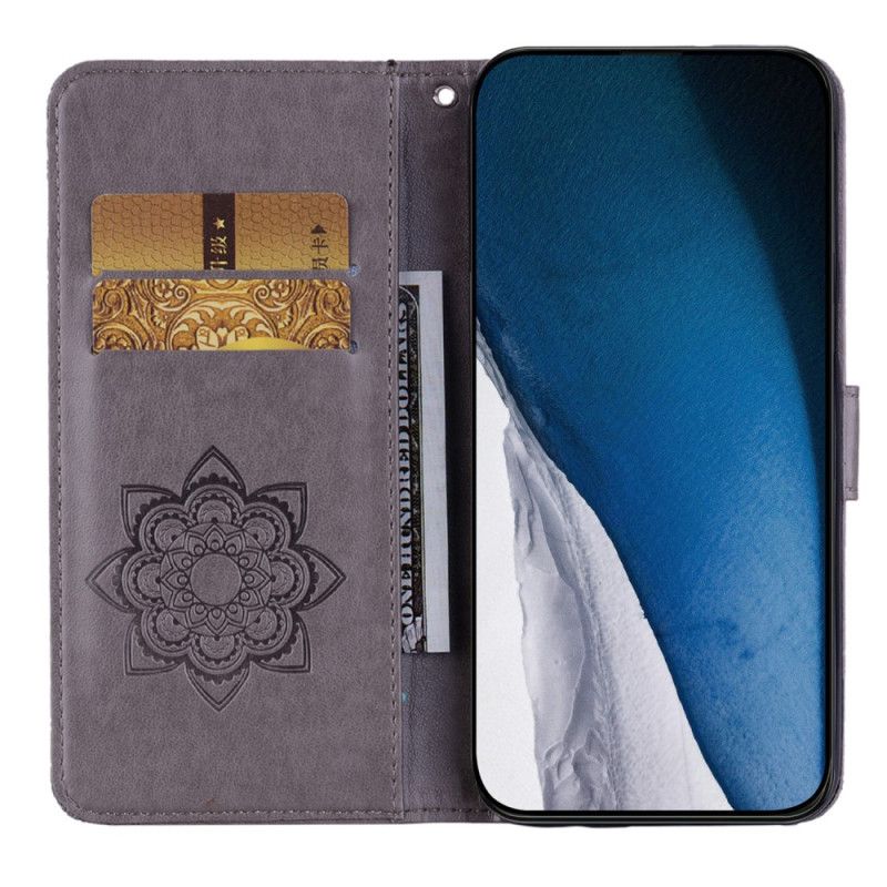 Flip Cover Google Pixel 8 Ugle Mandala Og Snor