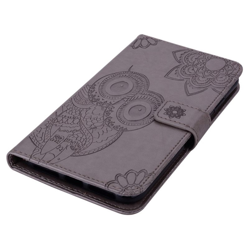 Flip Cover Google Pixel 8 Ugle Mandala Og Snor