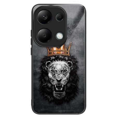 Cover Xiaomi Redmi Note 13 Pro 4g Kronløve Hærdet Glas