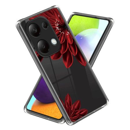 Cover Xiaomi Redmi Note 13 Pro 4g Rød Blomst