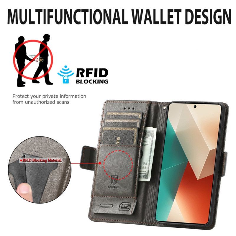 Flip Cover Xiaomi Redmi Note 13 Pro 4g Caseneo Rfid Blocking Wallet