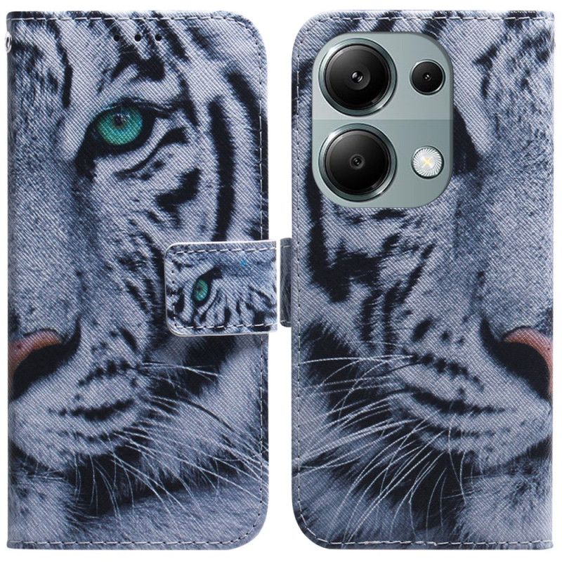 Flip Cover Xiaomi Redmi Note 13 Pro 4g Hvid Tiger