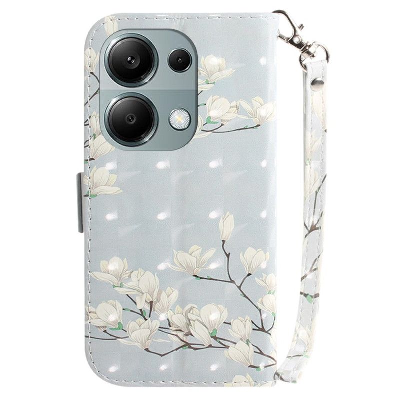 Flip Cover Xiaomi Redmi Note 13 Pro 4g Stribede Magnoliaer