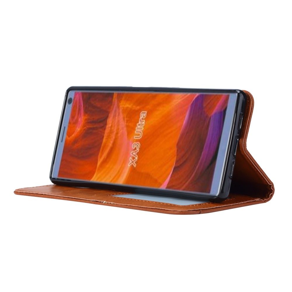 Etui Sony Xperia 10 Læder Stand Taske