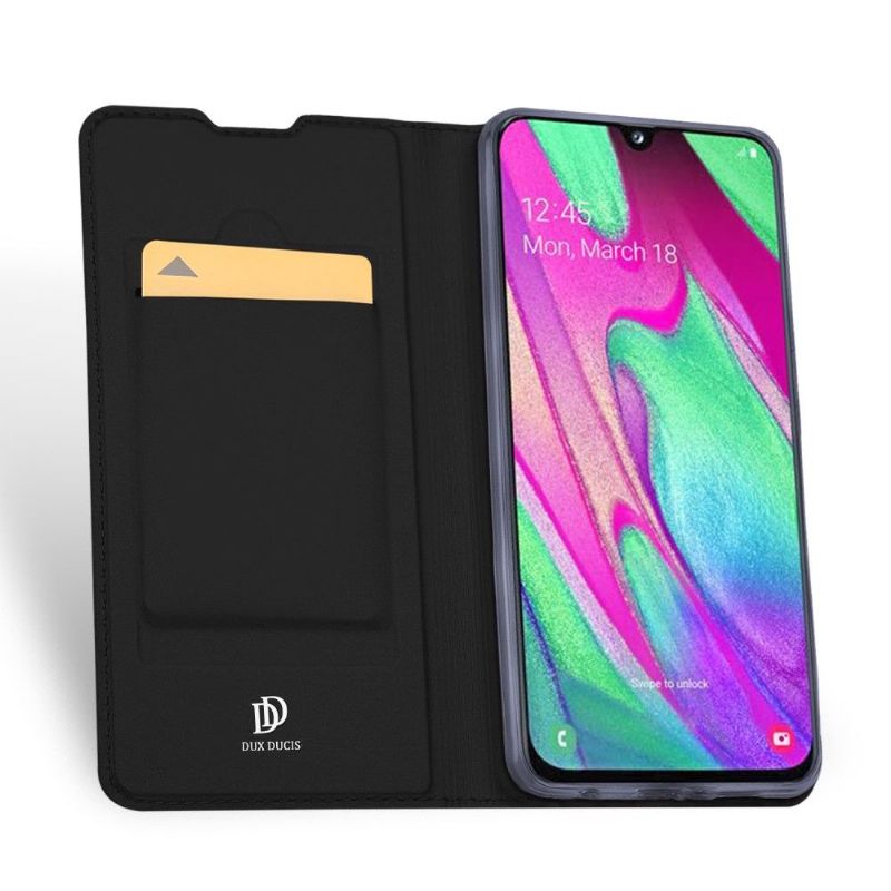 Case Samsung Galaxy A40 Business Imiteret Læder