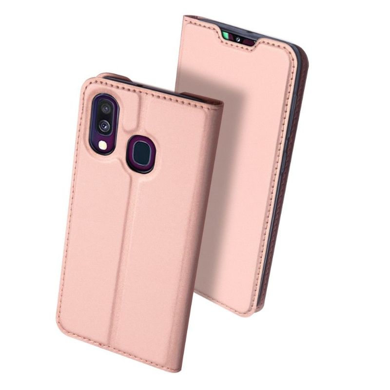 Case Samsung Galaxy A40 Business Imiteret Læder