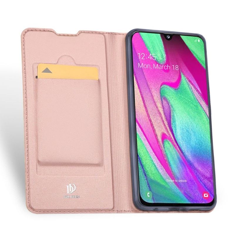 Case Samsung Galaxy A40 Business Imiteret Læder