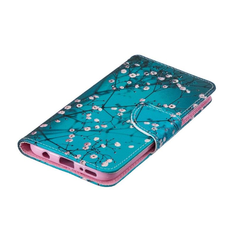 Case Samsung Galaxy A40 Flip Cover Blomstrende Grene