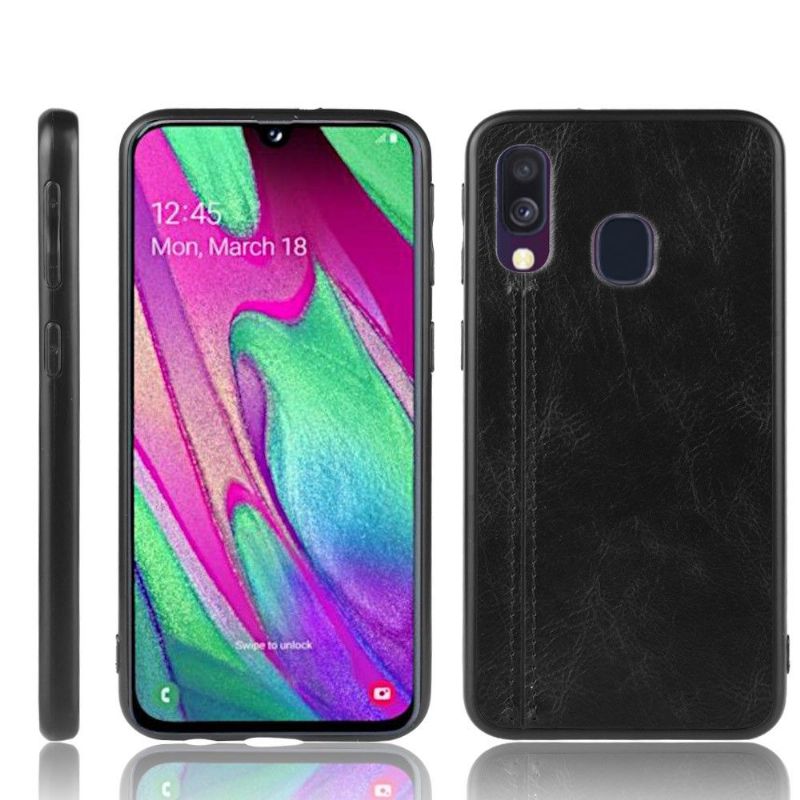 Cover Samsung Galaxy A40 Anti-fald Lædereffekt