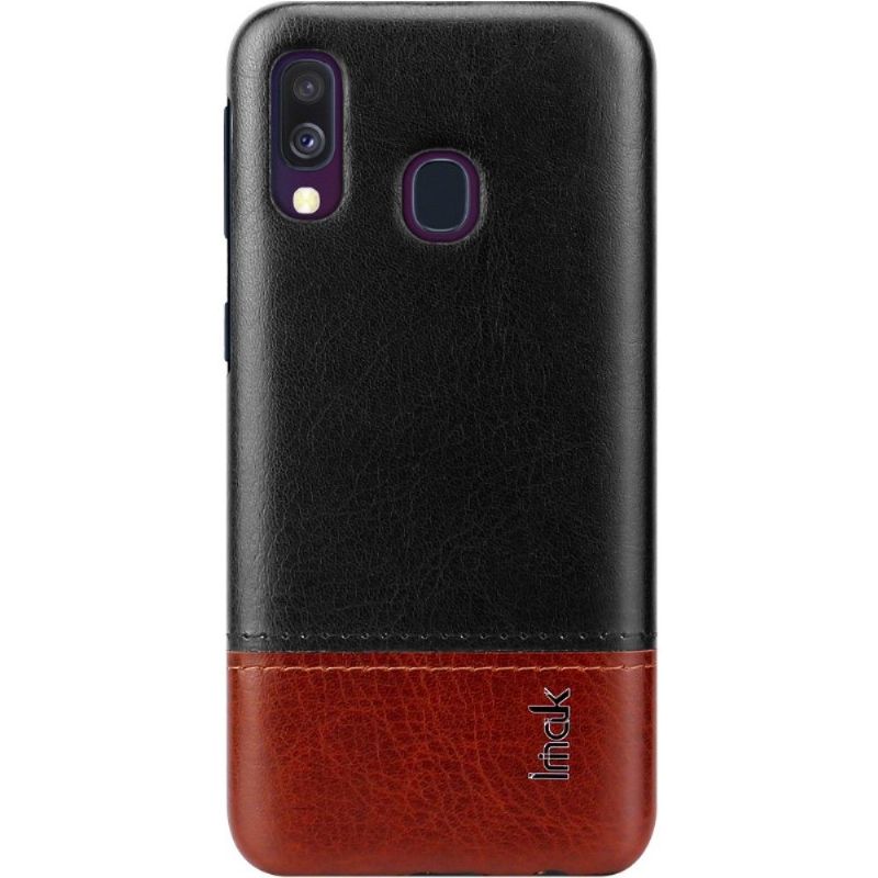 Cover Samsung Galaxy A40 Imak Bicolor Imiteret Læder