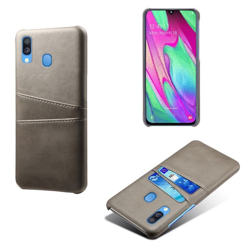 Cover Samsung Galaxy A40 Melody Læder Effekt Kortholder