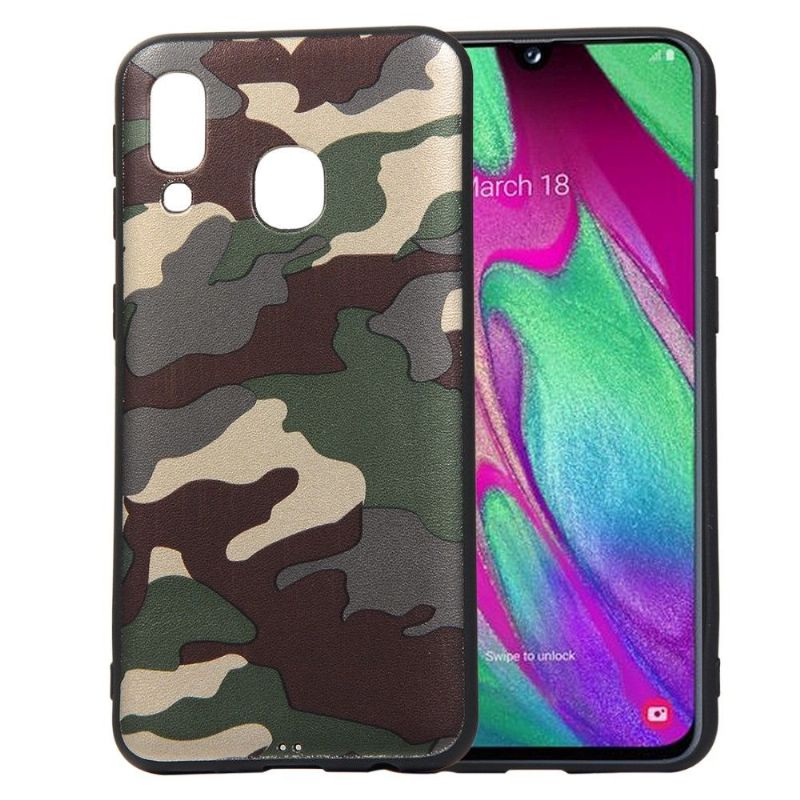 Cover Samsung Galaxy A40 Militær Camo Gel