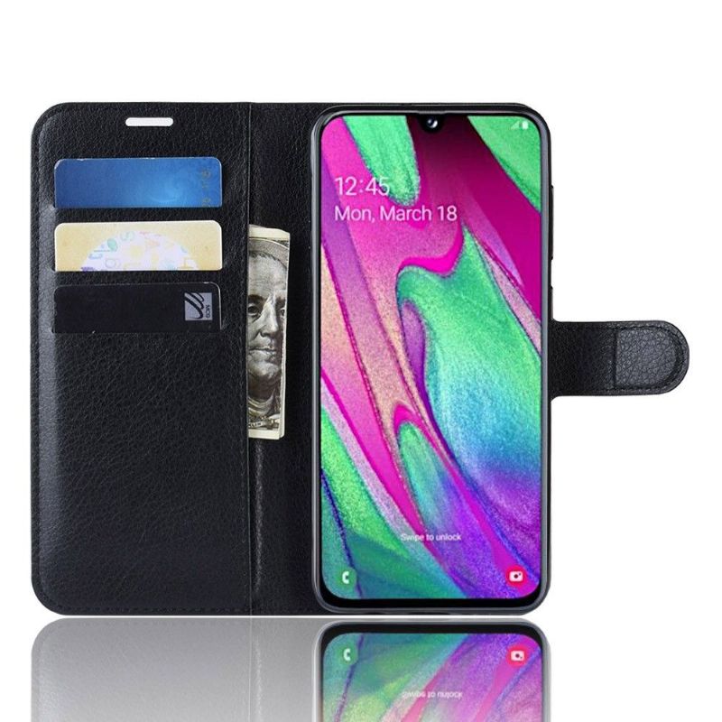 Flip Cover Samsung Galaxy A40 Anti-fald Stil Læder Kortholder