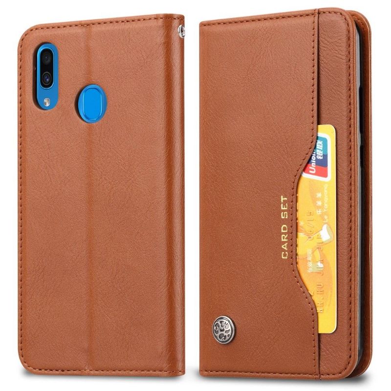 Flip Cover Samsung Galaxy A40 Læder Stand Taske