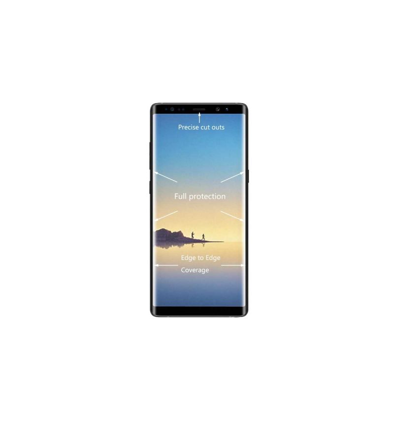 Samsung Galaxy Note 8 Fuld Størrelse Hærdet Glas Skærmbeskytter