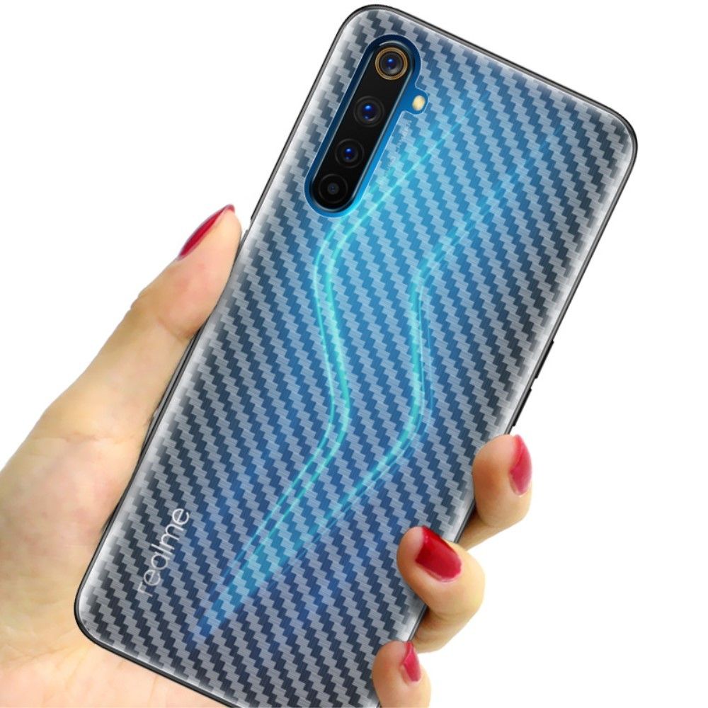 Carbon Bagfilm Til Realme 6 Pro (2 Stk)