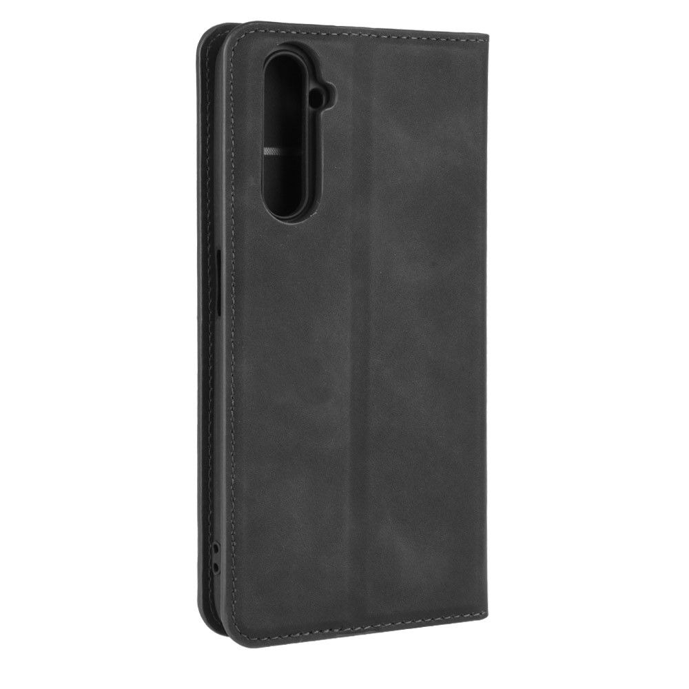 Flip Cover Realme 6 Pro Hemming Business Retro