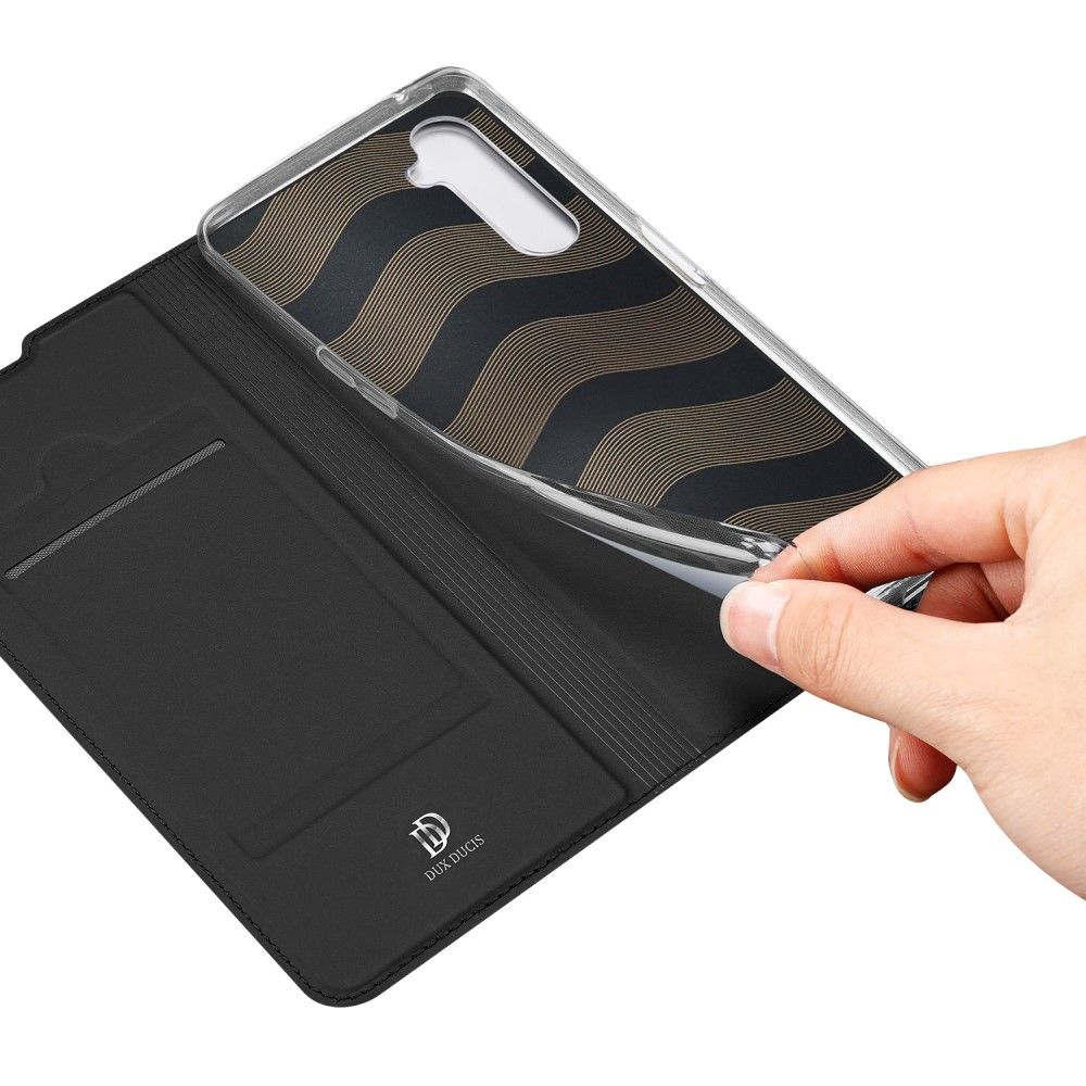 Flip Cover Realme 6 Pro Hemming Satin Belægning