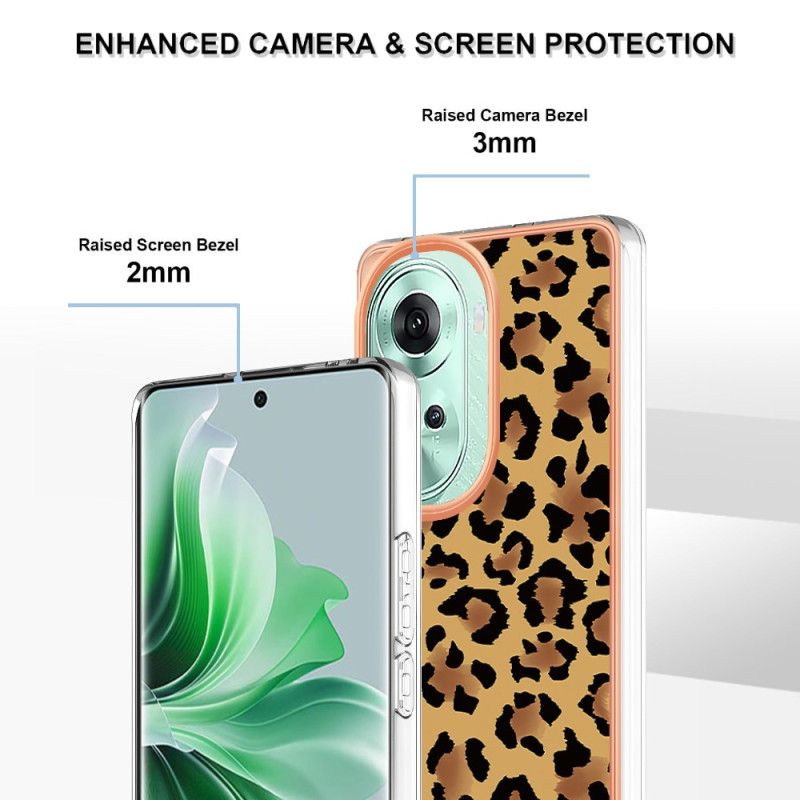 Cover Oppo Reno 11 5g Leopardtryk