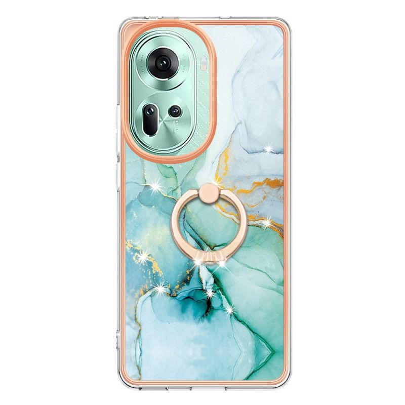 Cover Oppo Reno 11 5g Marmor Design Support Ring