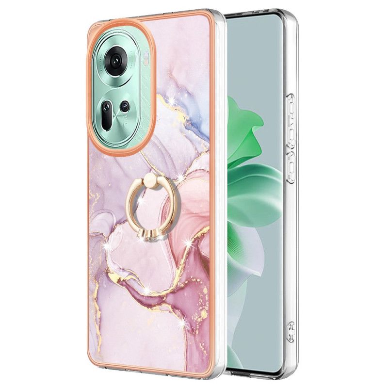 Cover Oppo Reno 11 5g Marmor Design Support Ring