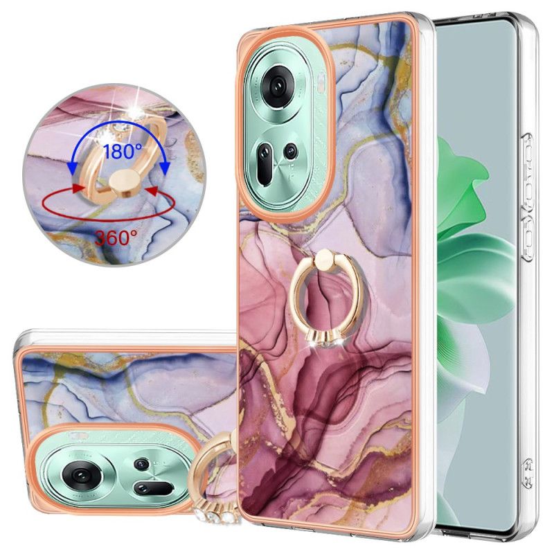 Cover Oppo Reno 11 5g Telefon Etui Marmorstøttering