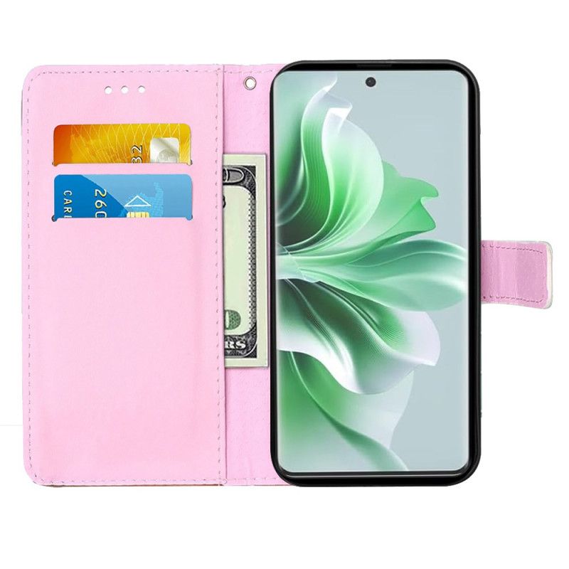 Flip Cover Oppo Reno 11 5g Baby Panda Med Rem