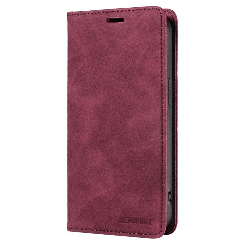 Flip Cover Oppo Reno 11 5g Betopnice Ruskindseffekt Rfid-blokering