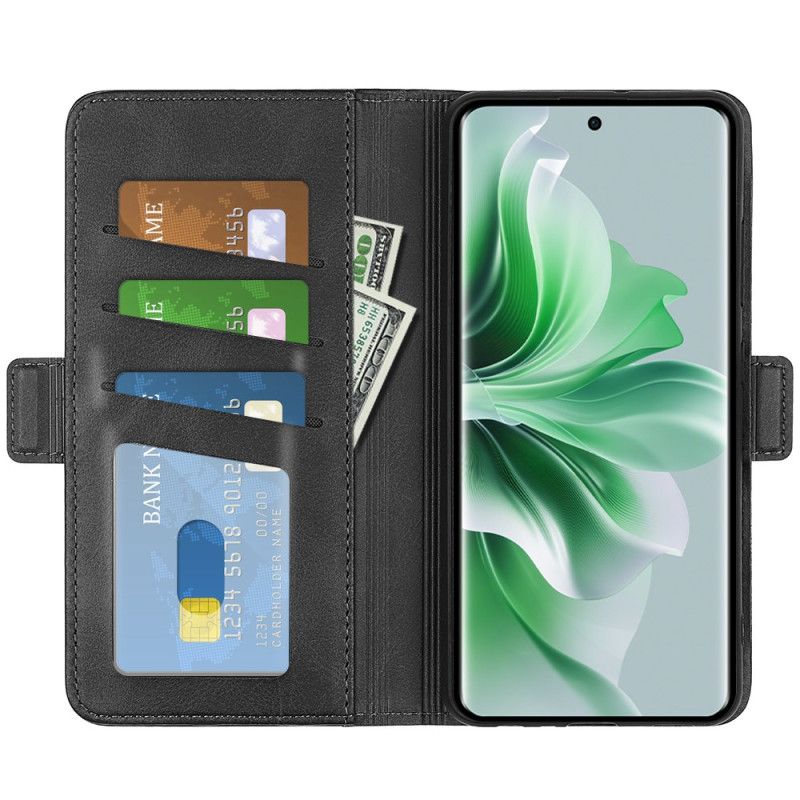 Flip Cover Oppo Reno 11 5g Dobbeltlås