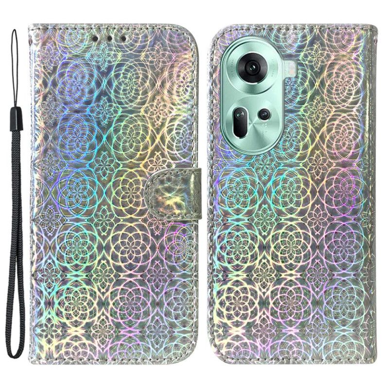 Flip Cover Oppo Reno 11 5g Strappy Disco Style