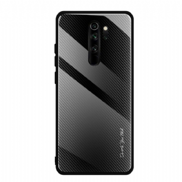 Cover Xiaomi Redmi Note 8 Pro Carbon Glas Bagside