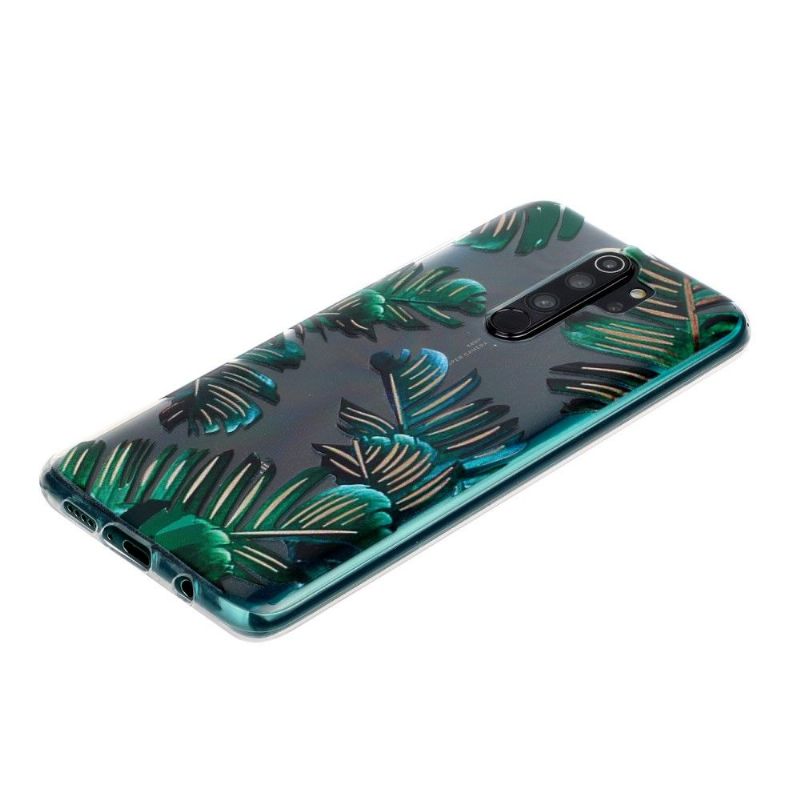 Cover Xiaomi Redmi Note 8 Pro Grønne Blade