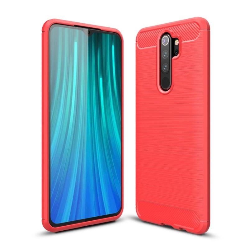 Cover Xiaomi Redmi Note 8 Pro Hemming Carbon Børstet Gel