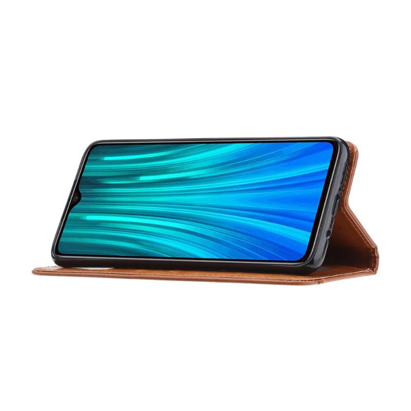 Flip Cover Xiaomi Redmi Note 8 Pro Anti-fald Læder Effekt Stand Case