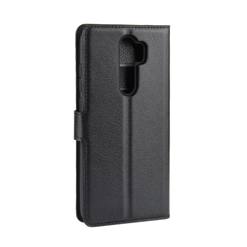 Flip Cover Xiaomi Redmi Note 8 Pro Anti-fald Punge Etui Læderstil - Sort