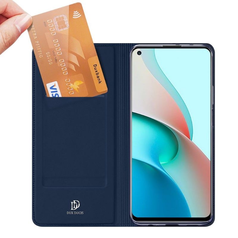 Flip Cover Xiaomi Redmi Note 9T Hemming Business Satin Effekt