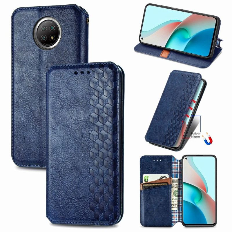 Flip Cover Xiaomi Redmi Note 9T Kub Design Kortholder