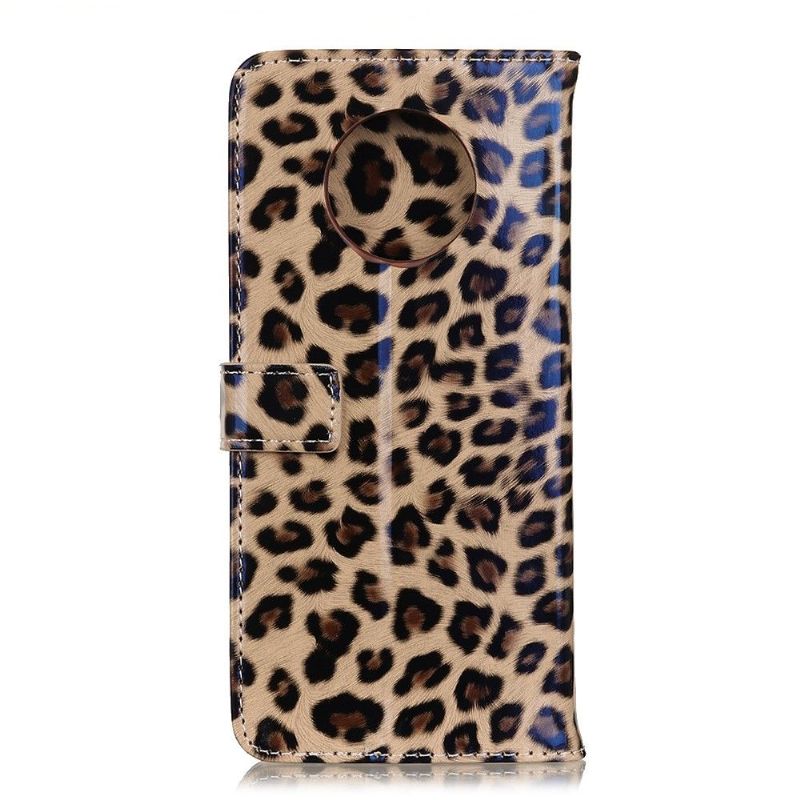 Flip Cover Xiaomi Redmi Note 9T Leopard I Imiteret Læder