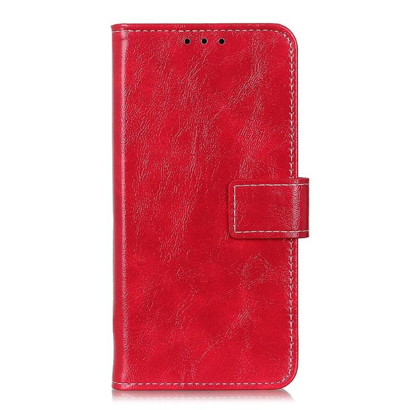 Flip Cover Xiaomi Redmi Note 9T Luksuriøs Lædereffektsøm