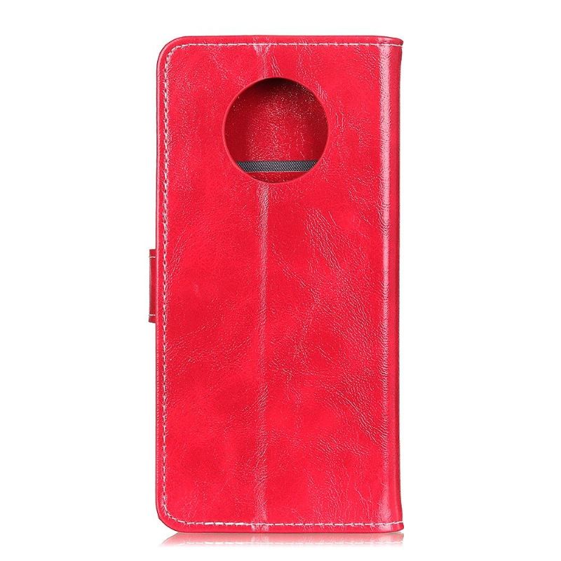 Flip Cover Xiaomi Redmi Note 9T Luksuriøs Lædereffektsøm