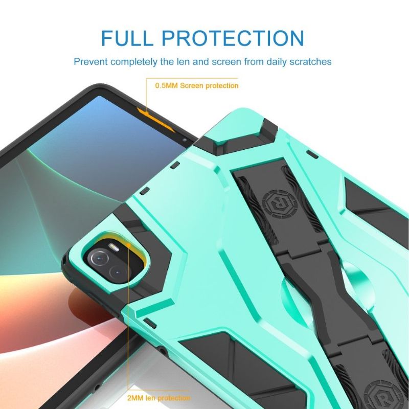 Cover Xiaomi Pad 5 / Pad 5 Pro Hemming Hybrid Med Beslag