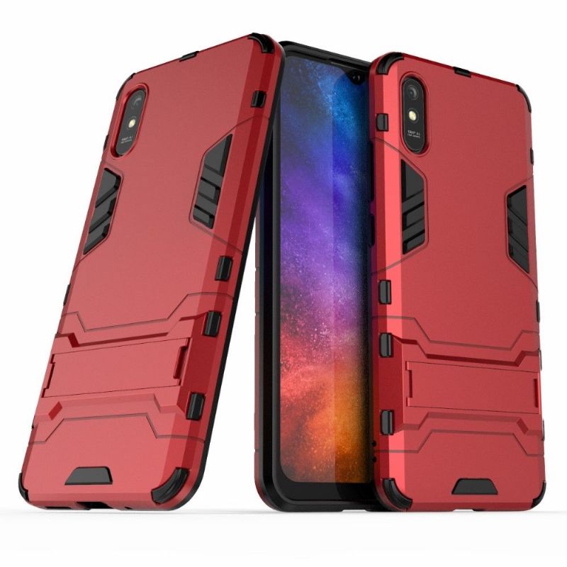 Cover Xiaomi Redmi 9A Anti-fald Cool Guard Stødsikker Med Integreret Stativ