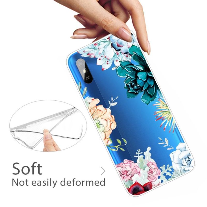 Cover Xiaomi Redmi 9A Blomstersort