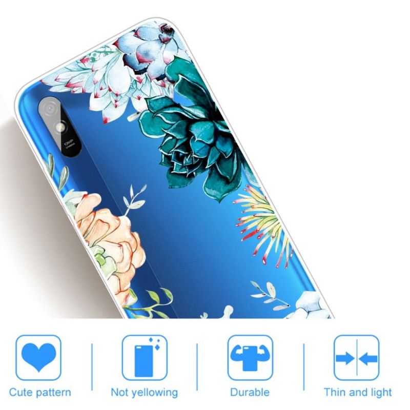 Cover Xiaomi Redmi 9A Blomstersort