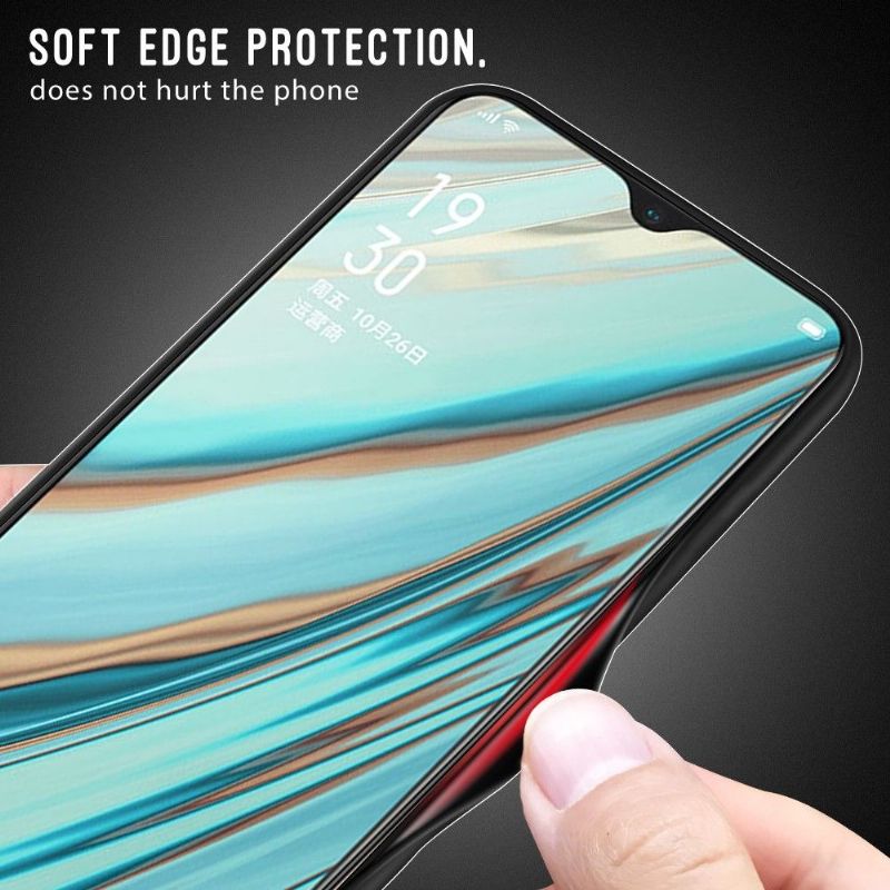 Cover Xiaomi Redmi 9A Carbon Glas Bagside