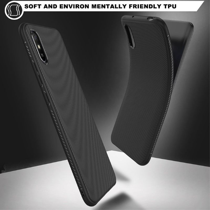 Cover Xiaomi Redmi 9A Hemming Stribeeffekt