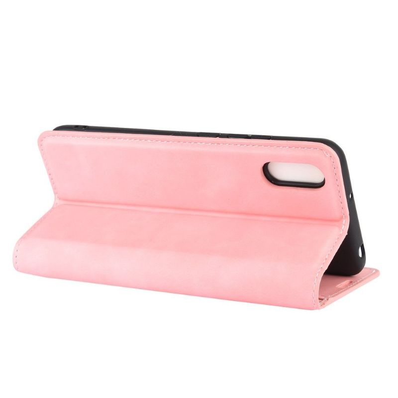 Flip Cover Xiaomi Redmi 9A Anti-fald Business Retro - Pink