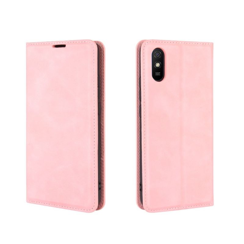 Flip Cover Xiaomi Redmi 9A Anti-fald Business Retro - Pink