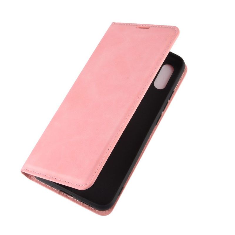 Flip Cover Xiaomi Redmi 9A Anti-fald Business Retro - Pink