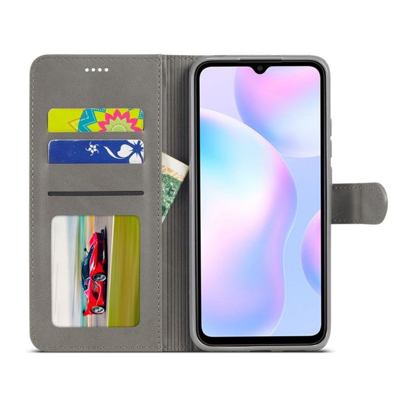 Flip Cover Xiaomi Redmi 9A Lædereffekt Lc.imeeke